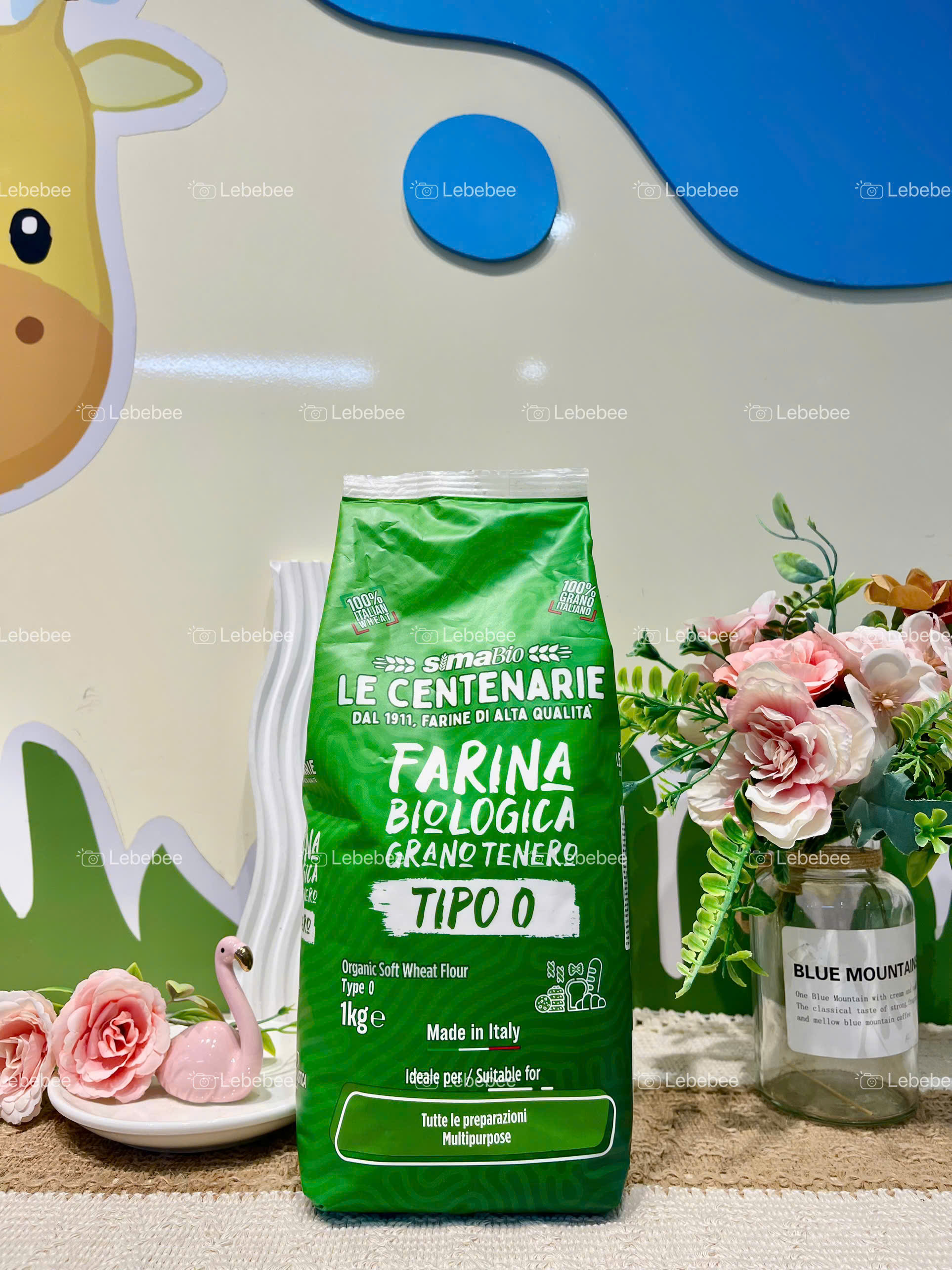 Bột mì trắng đa dụng hữu cơ Le centenarie túi 1kg