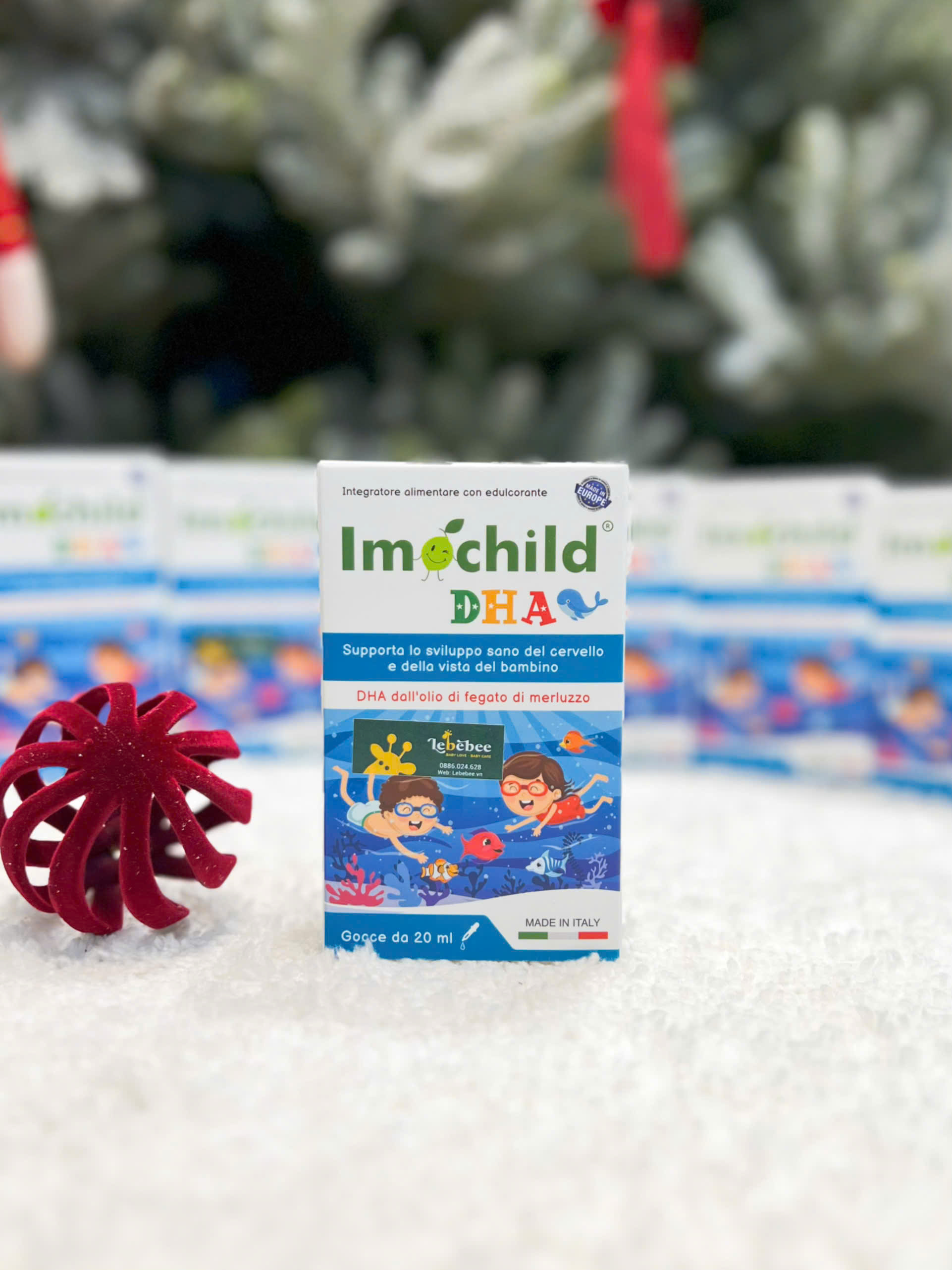 Imochild DHA- DHA từ dầu gan cá tuyết cho bé từ sơ sinh ( chai 20ml)
