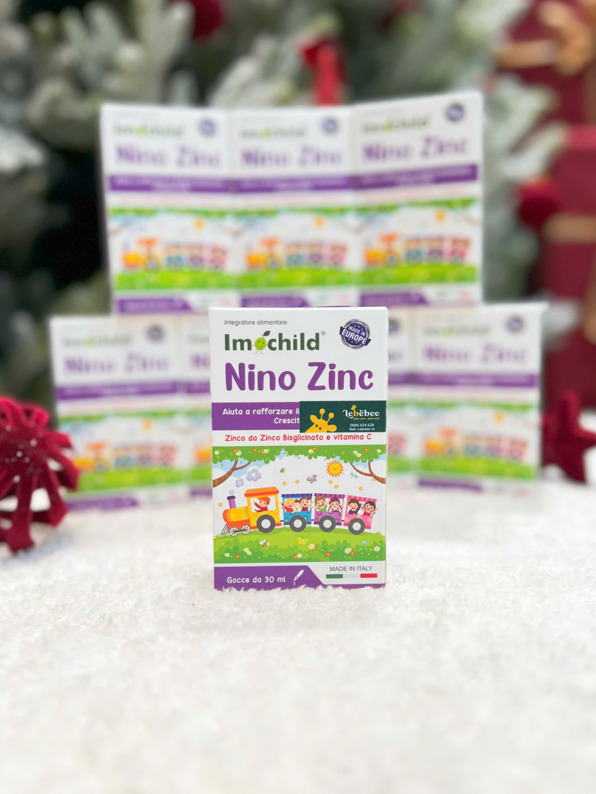 Imochild Nino ZinC Bổ Sung Kẽm Và Vitamin C cho bé từ sơ sinh ( chai 30ml)