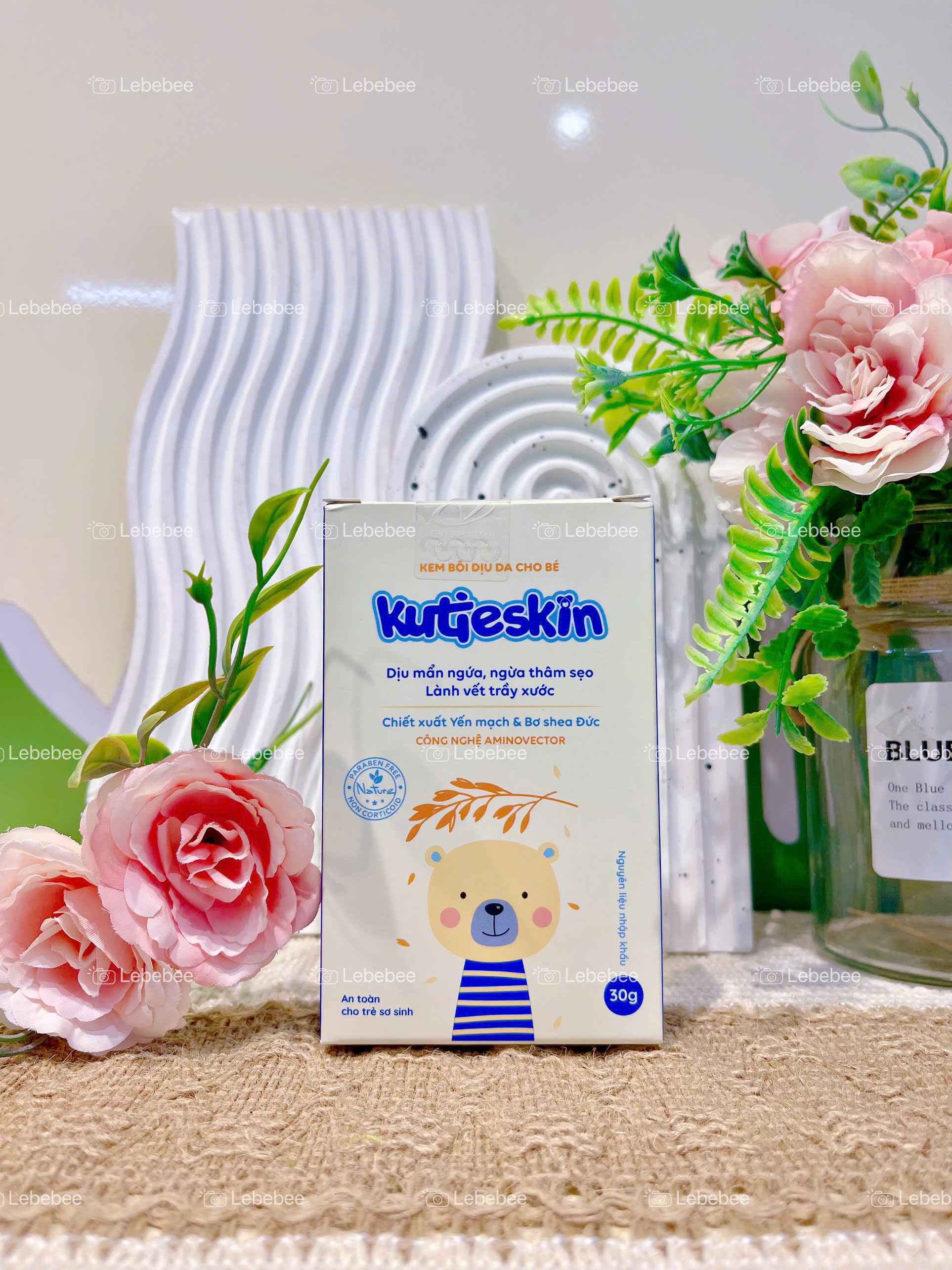 Kem bôi dịu da cho bé Kutieskin 30g