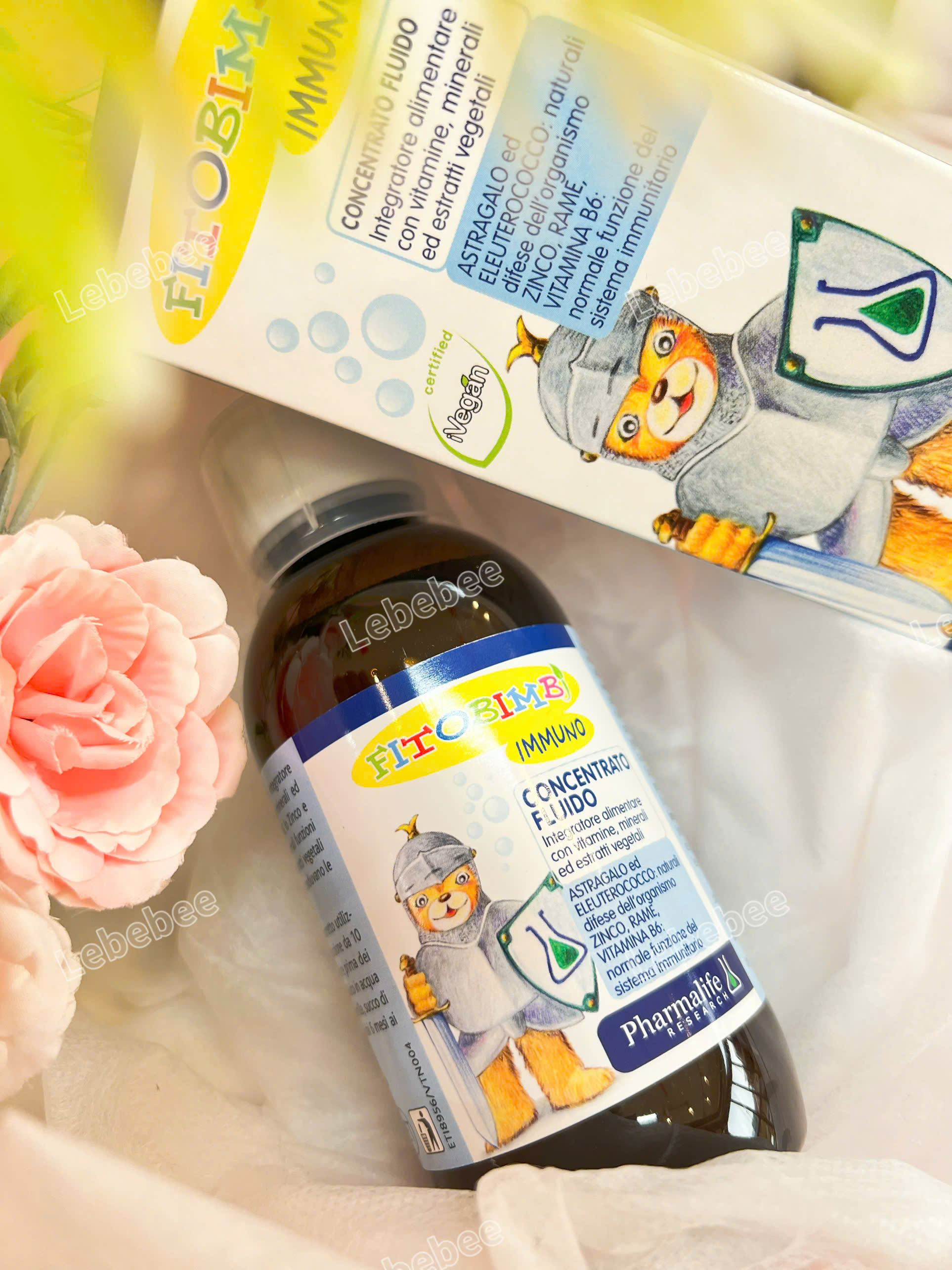 Thực phẩm bảo vệ sức khỏe FitoBimBi Immuno 200ml- tăng đề kháng (6m+)