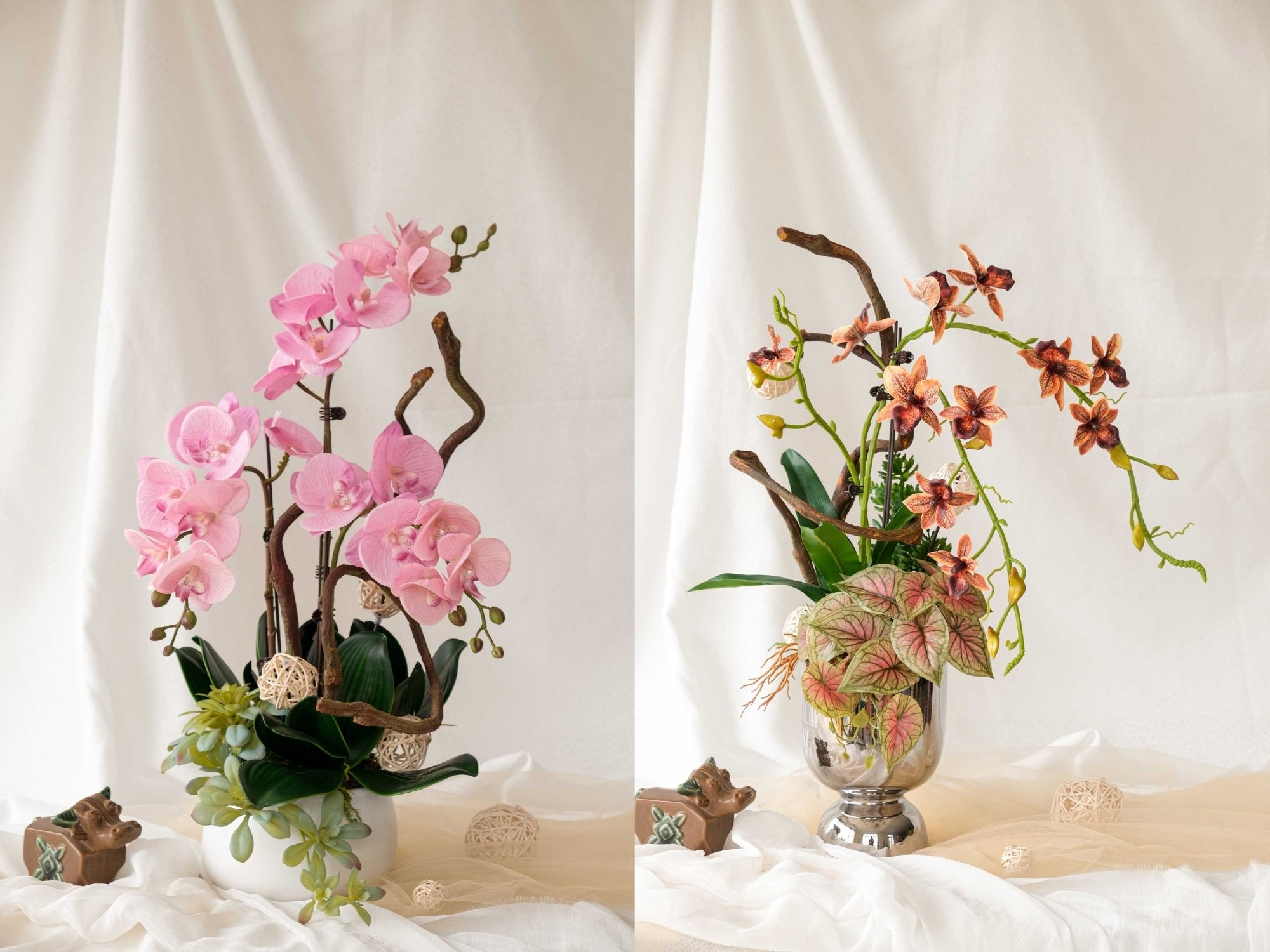 Hoa lan hồ điệp – Lẵng hoa chúc mừng 20 10 ý nghĩa