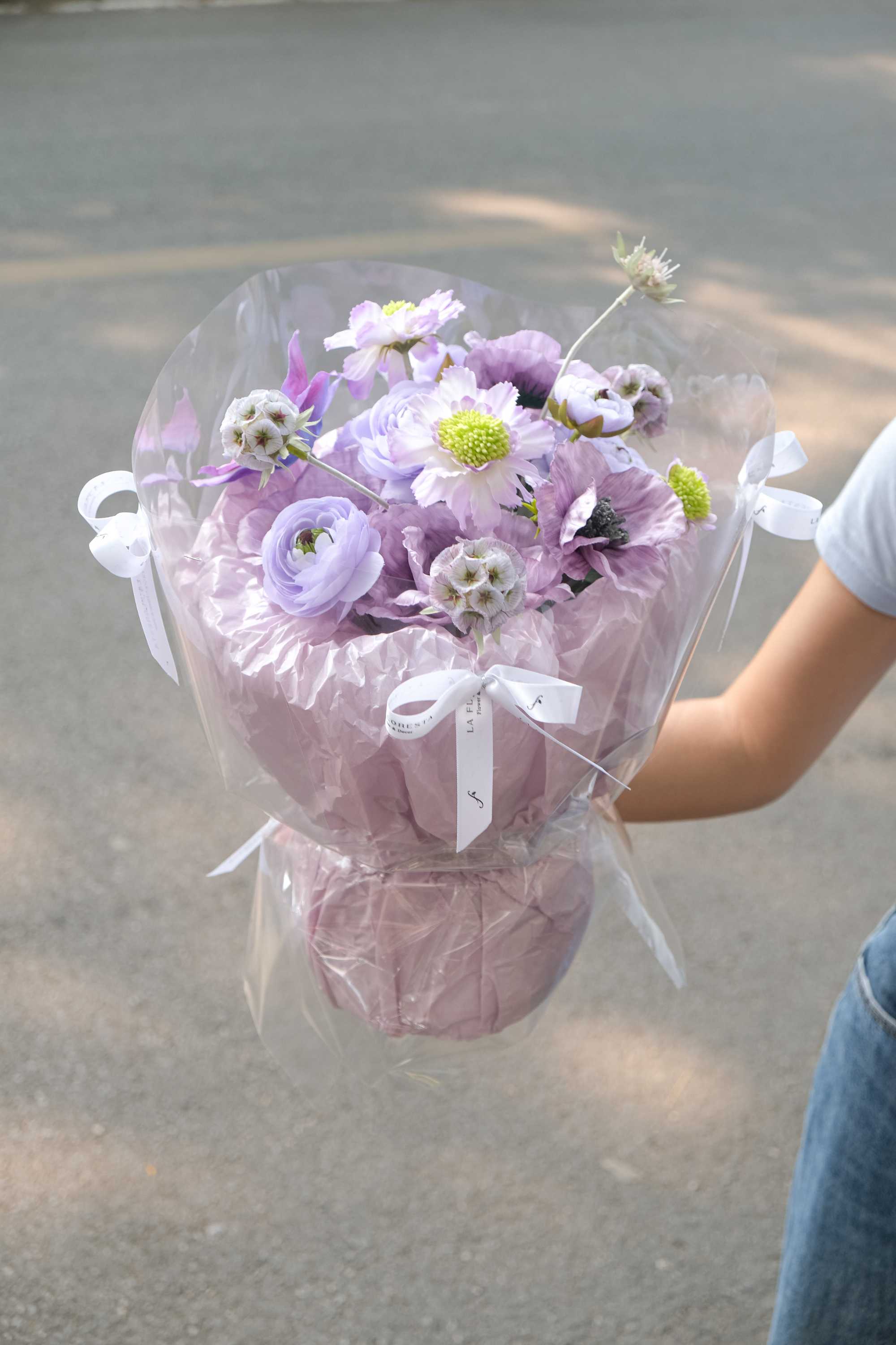 Hoa xin lỗi mix tú cầu