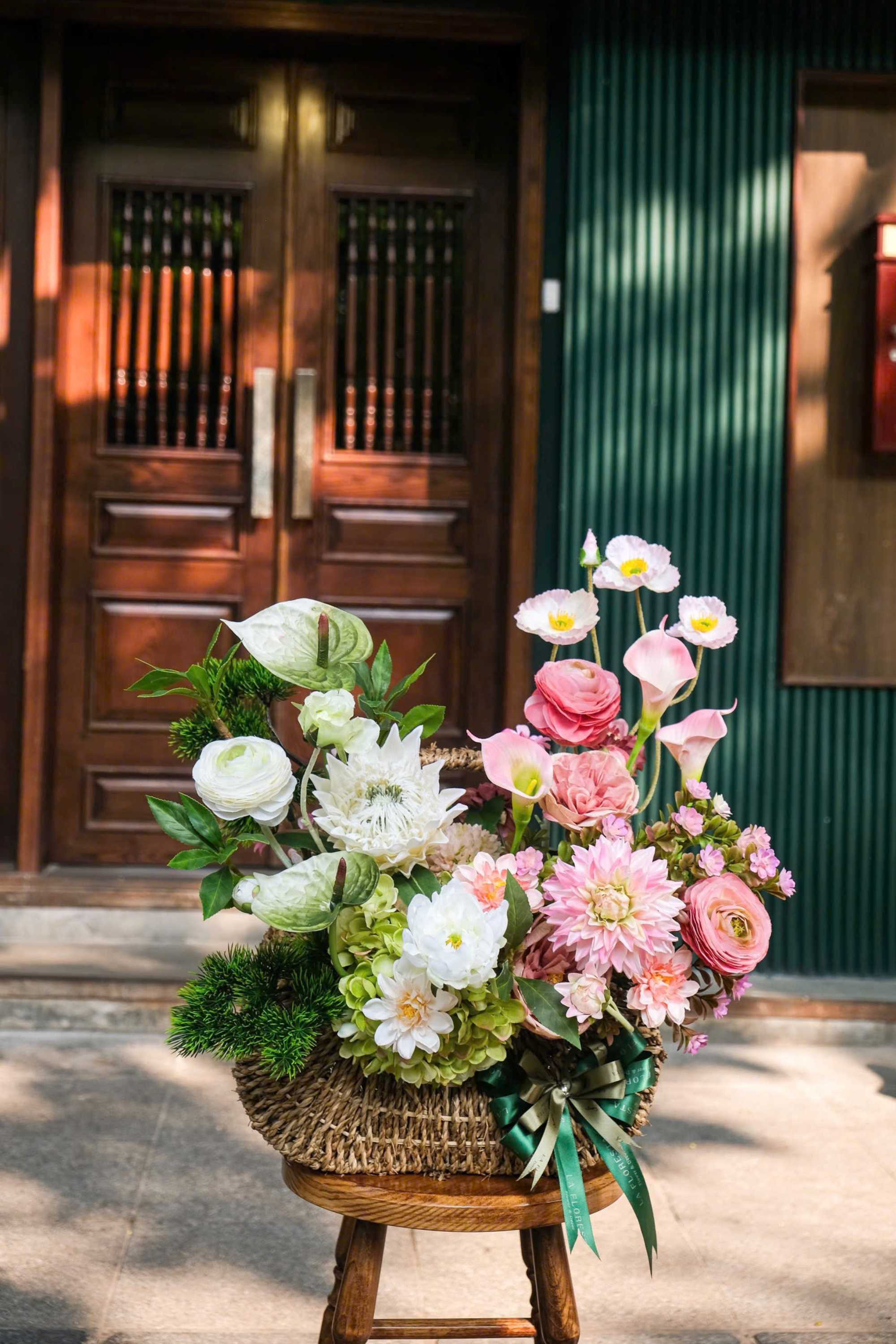 giỏ hoa chúc mừng khai trương
