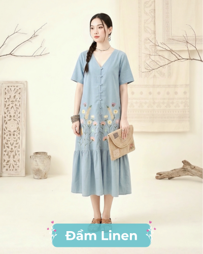 Đầm Linen
