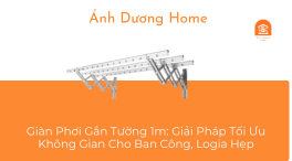 Giàn Phơi Gắn Tường 1m: Giải Pháp Tối Ưu Không Gian Cho Ban Công, Logia Hẹp 