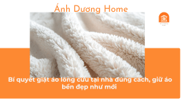 Bí quyết giặt áo lông cừu tại nhà đúng cách, giữ áo bền đẹp như mới 