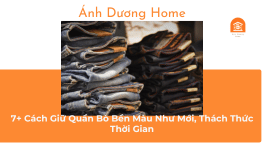 7+ Cách Giữ Quần Bò Bền Màu Như Mới, Thách Thức Thời Gian 