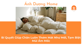 Bí Quyết Giúp Chăn Luôn Thơm Mát Như Mới, Tạm Biệt Mùi Ẩm Mốc 