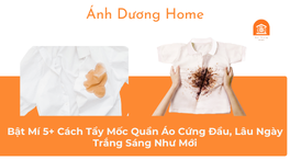 Bật Mí 5+ Cách Tẩy Mốc Quần Áo Cứng Đầu, Lâu Ngày Trắng Sáng Như Mới 