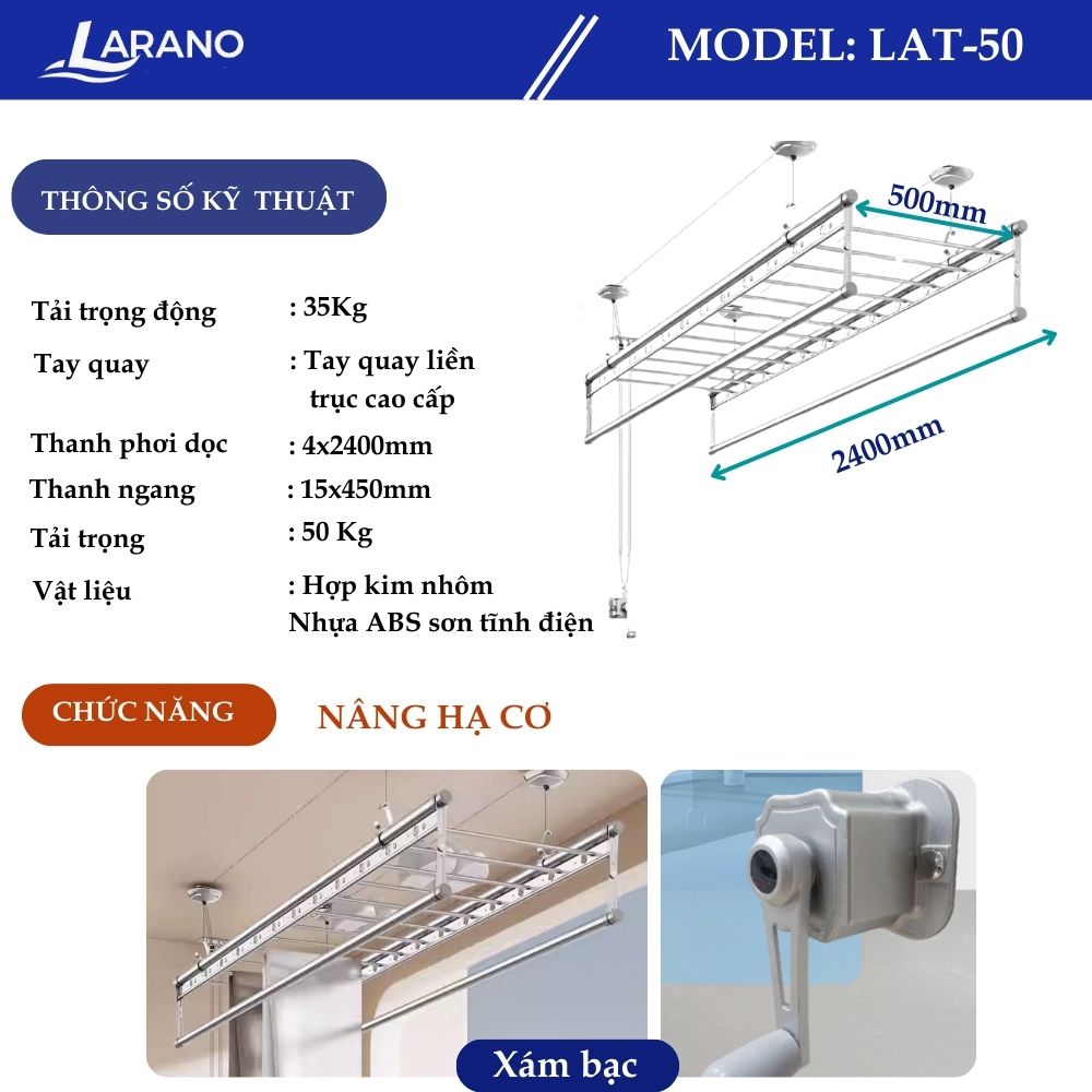 Thông Tin Chi Tiêt Gian Phơi Lat 50