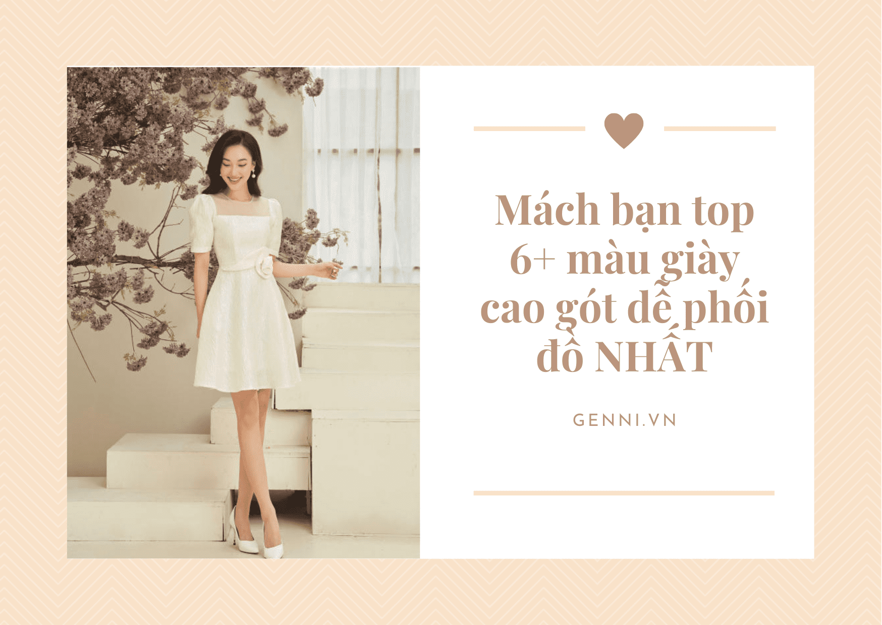 Mách bạn top 6+ màu giày cao gót dễ phối đồ NHẤT