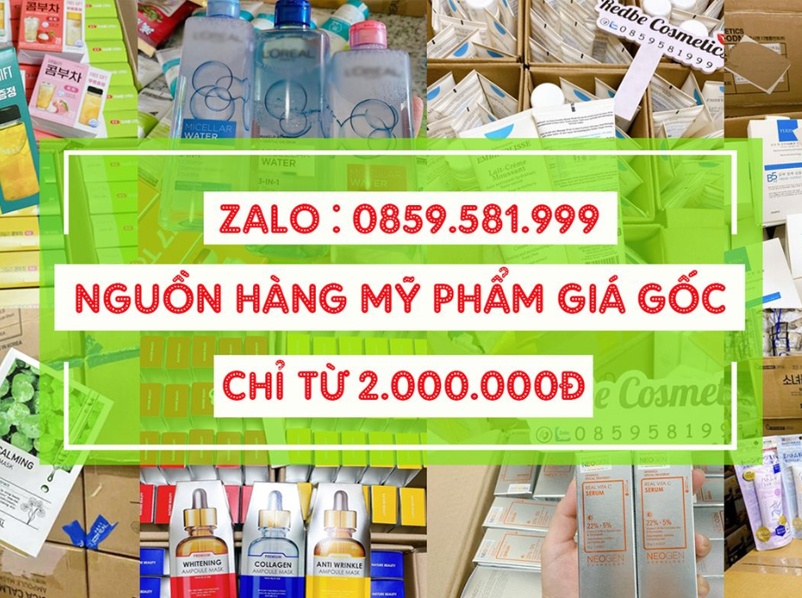 CÔNG TY PHÂN PHỐI MỸ PHẨM CHÍNH HÃNG SỐ LƯỢNG LỚN