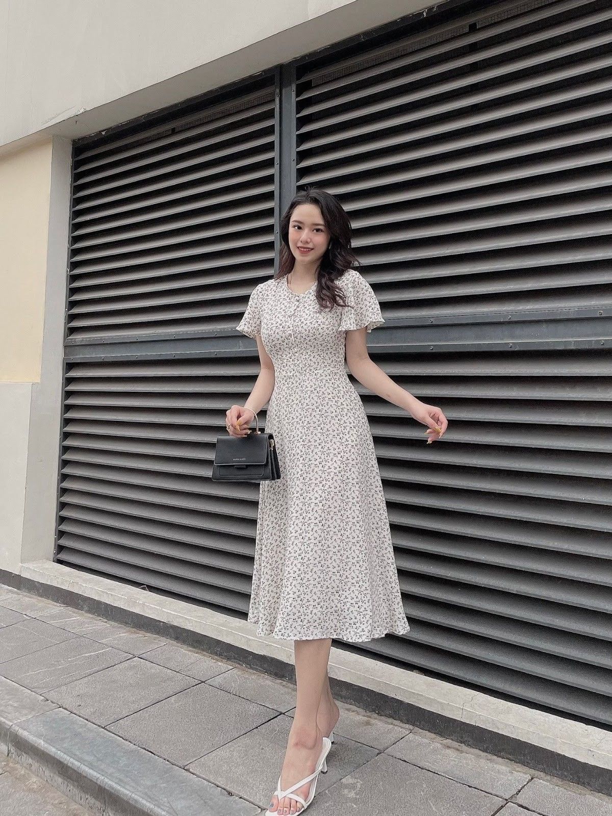 váy hoa nhí đi biển cho nàng
