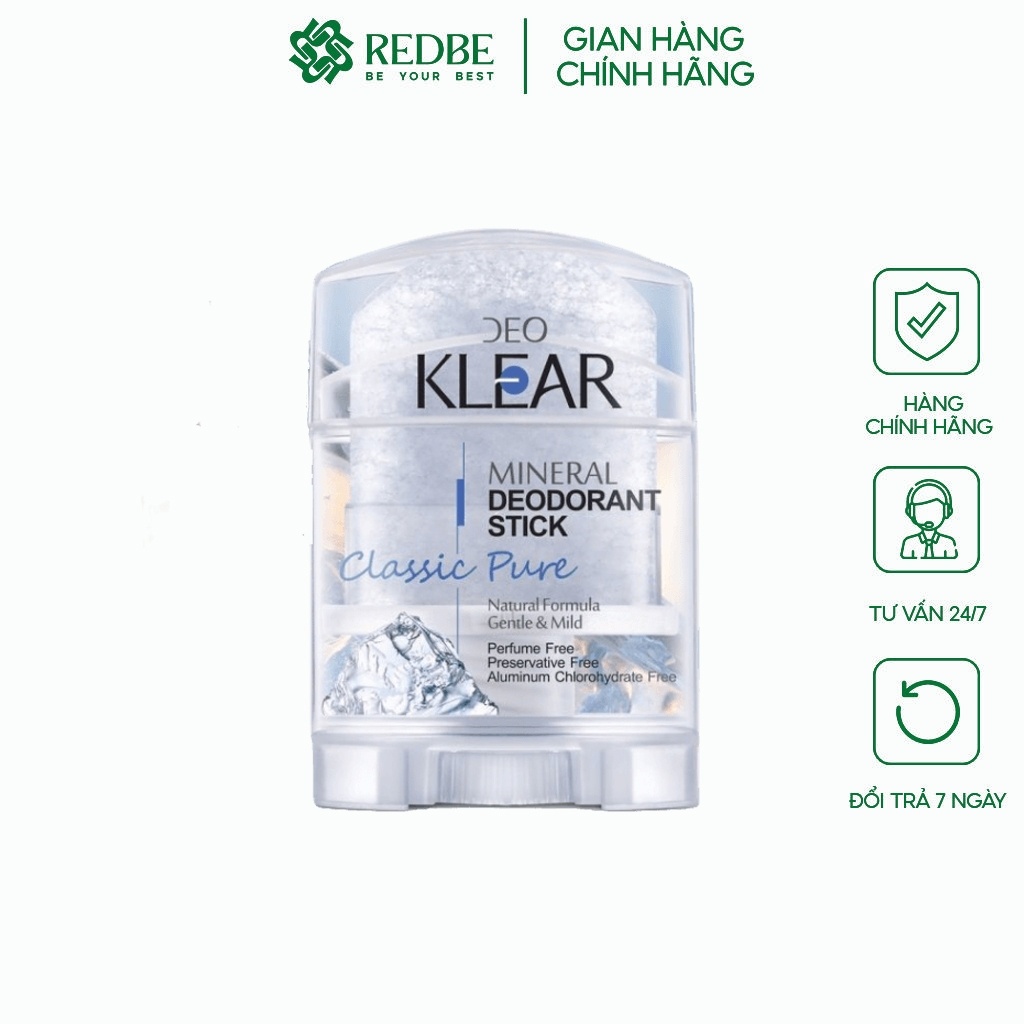 Lăn khử mùi đá khoáng Deo KLEAR