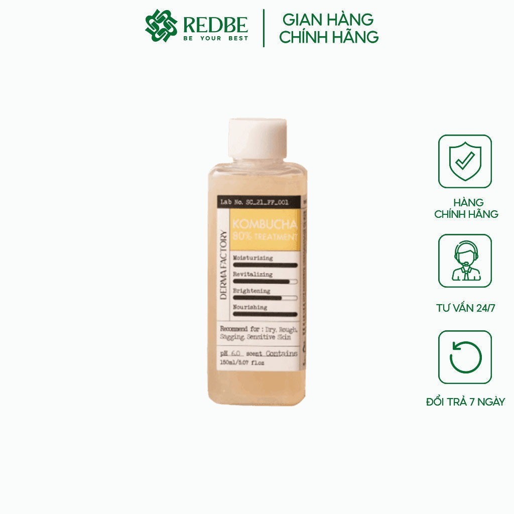 DERMA FACTORY Kombucha 80% Treatment 150ml