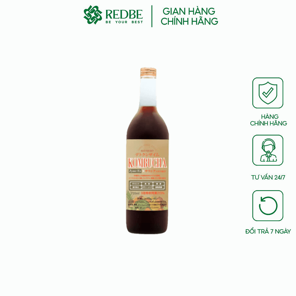 Nước uống Detox Kombucha Nhật bản 720ml