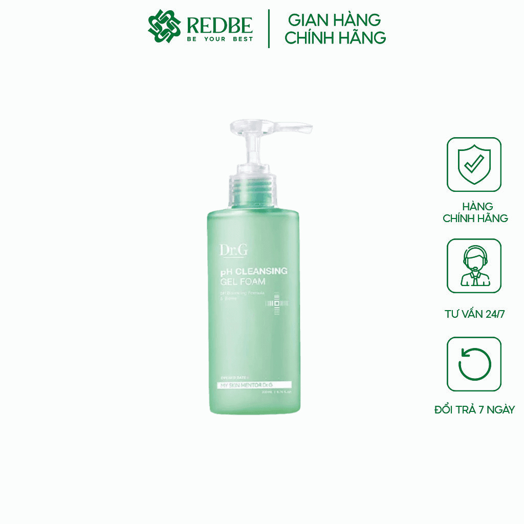 DR.gSữa Rửa Mặt PH Cleansing Gel Foam 200ml