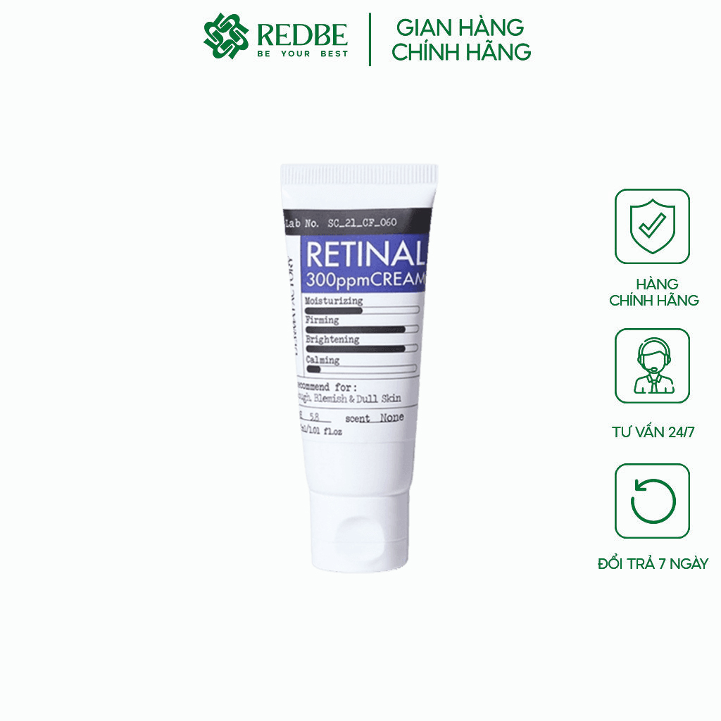 DERMA FACTORY KEM DƯỠNG RETINAL 300ppm