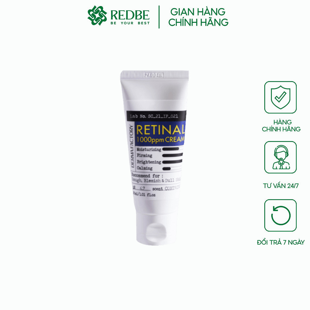 DERMA FACTORY KEM DƯỠNG RETINAL 1000ppm