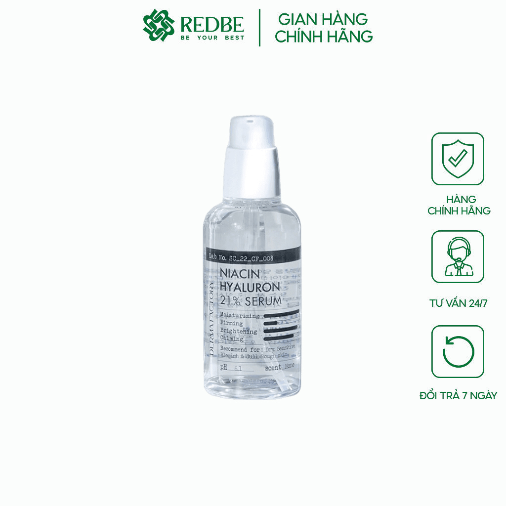 DERMA FACTORY SERUM NIACIN HYALURON 21%