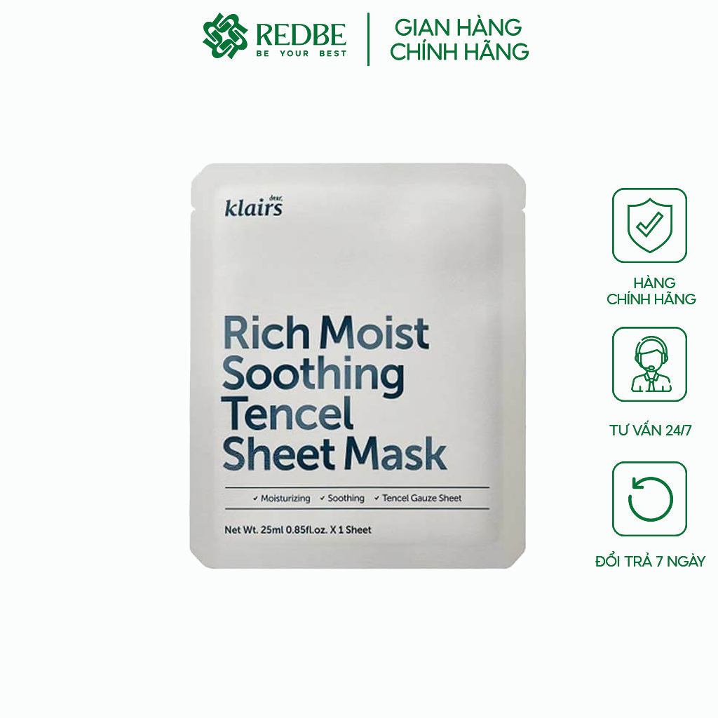 Klairs Mặt Nạ Giấy Rich Moist 25ml