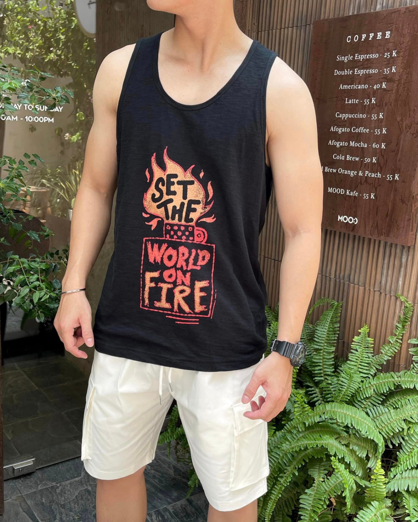 Tanktop Krad in chữ