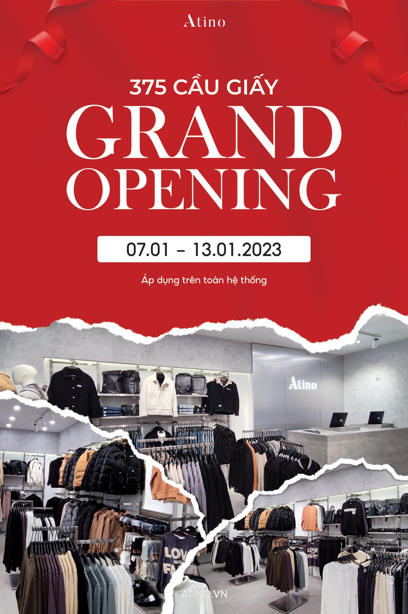 GRAND OPENING | ATINO 375 CẦU GIẤY