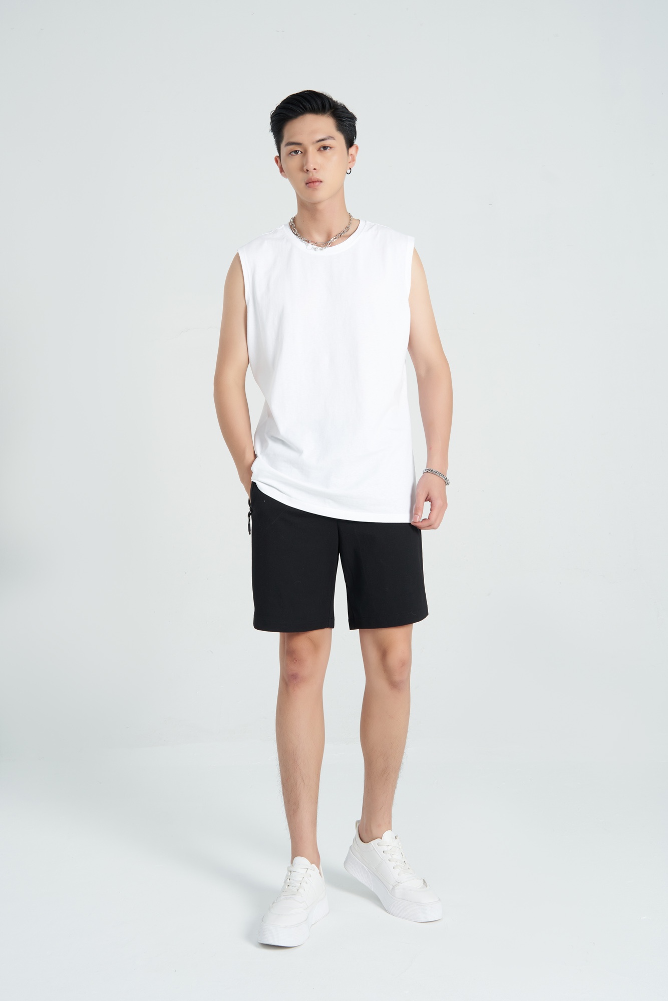 Áo Tanktop S.L.L.6.3996 - Trắng 02 - M