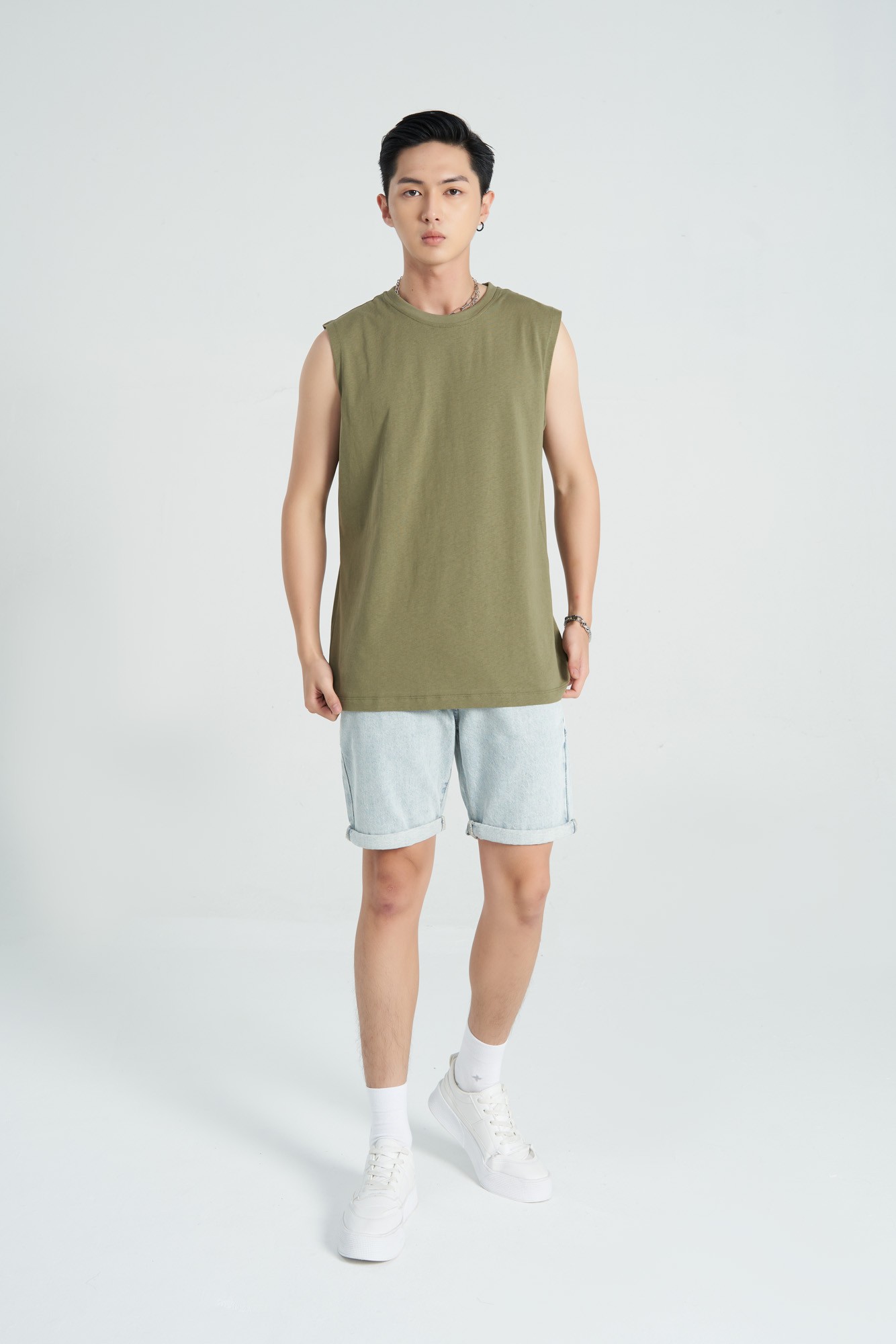 Áo Tanktop S.L.L.6.3996 - Rêu 30 - M