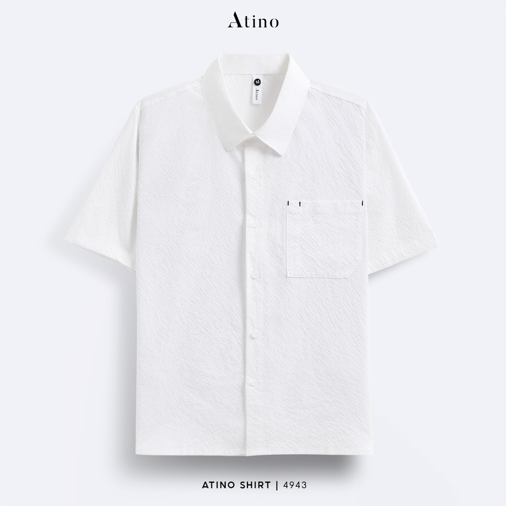 Áo Sơ Mi Cộc Regular L.5.4943 - Trắng Tinh - M