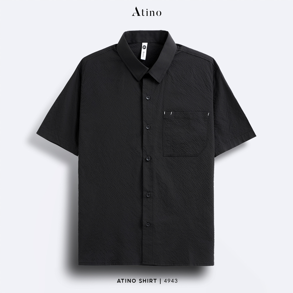 Áo Sơ Mi Cộc Regular L.5.4943 - Đen - M
