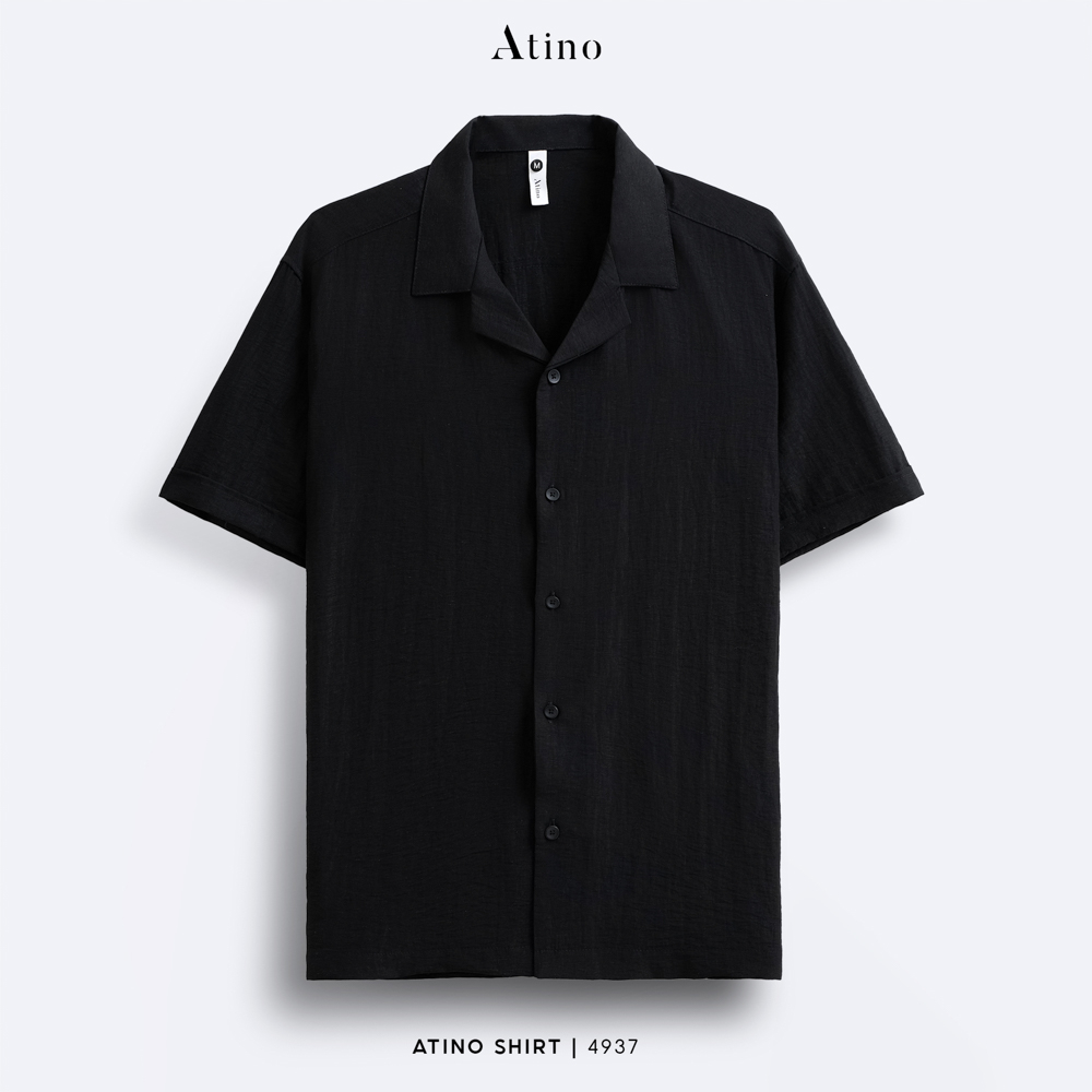 Áo Sơ Mi Cộc Regular L.3.4937 - Đen - M