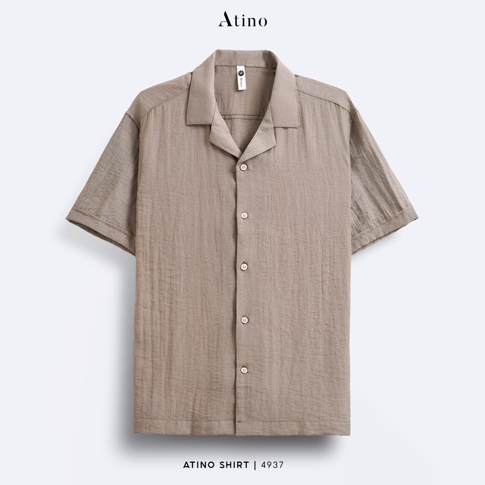 Áo Sơ Mi Cộc Regular L.3.4937 - Nâu - M