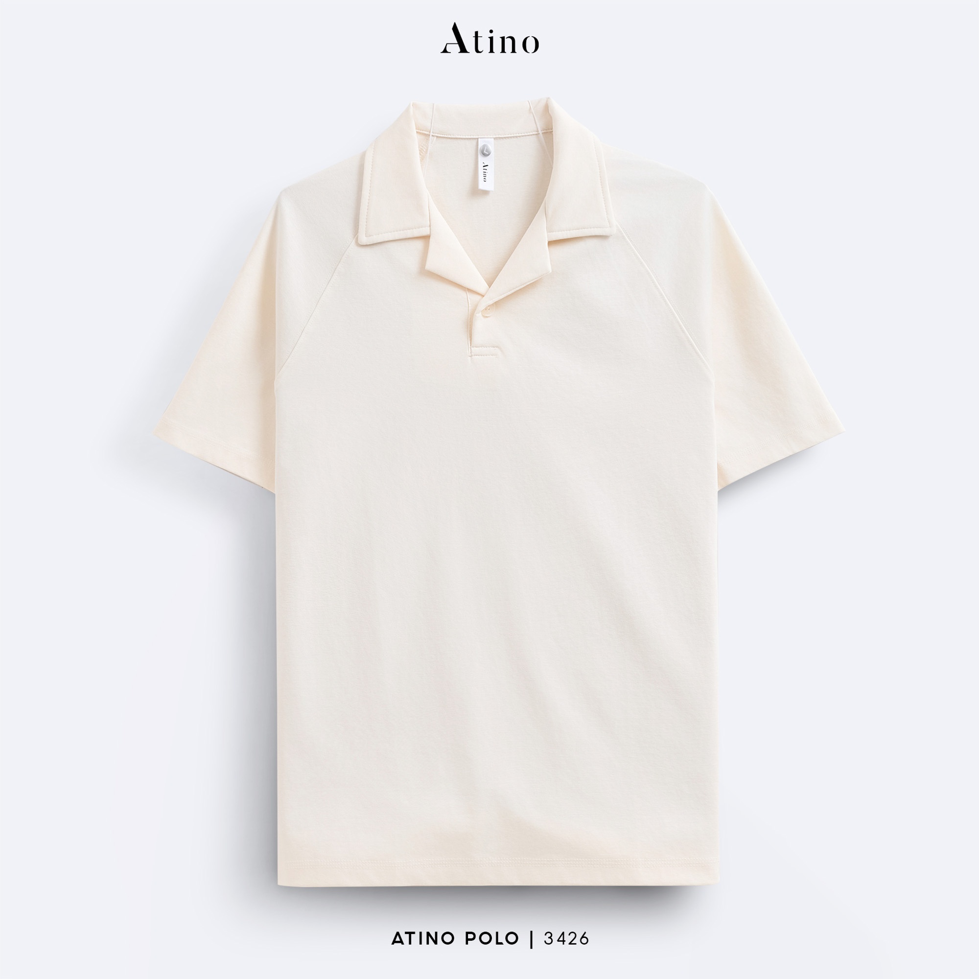 Áo Polo Slim L.3.3426 - Kem - M