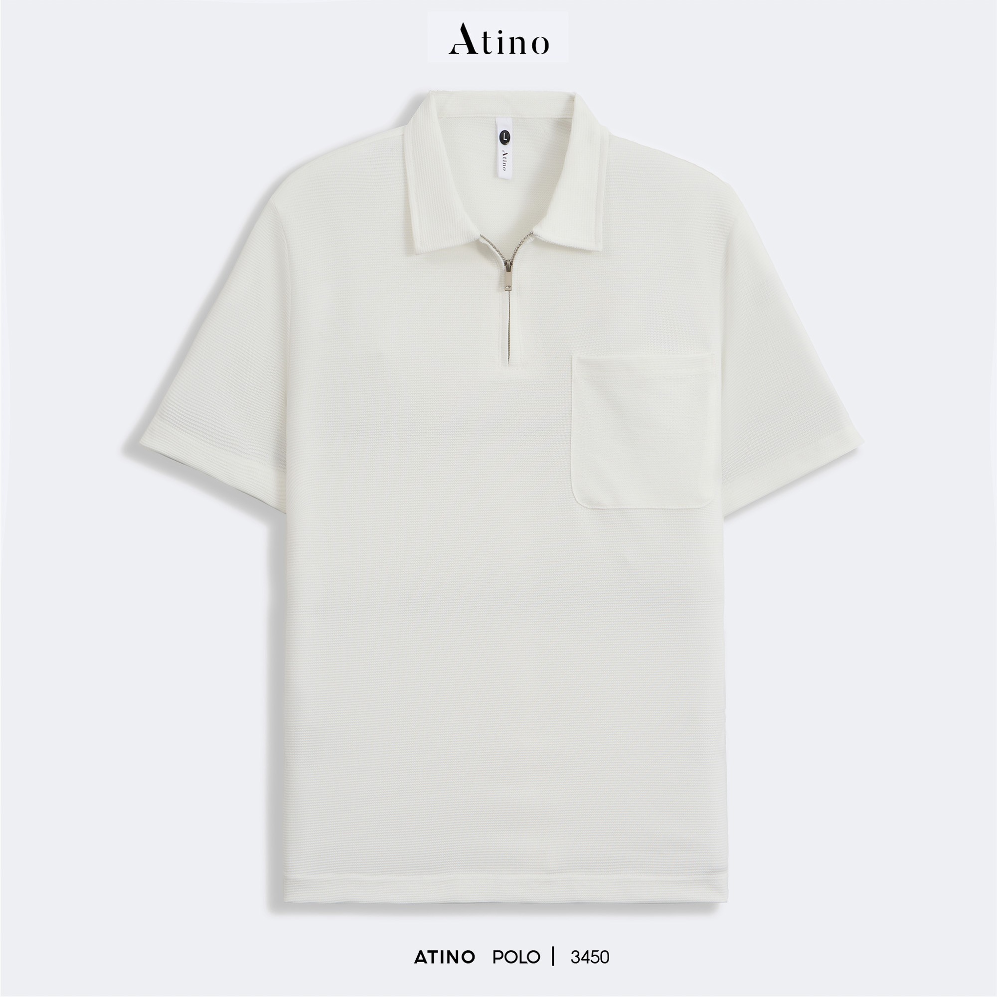 Áo Polo Slim L.3.3450 - Trắng - M