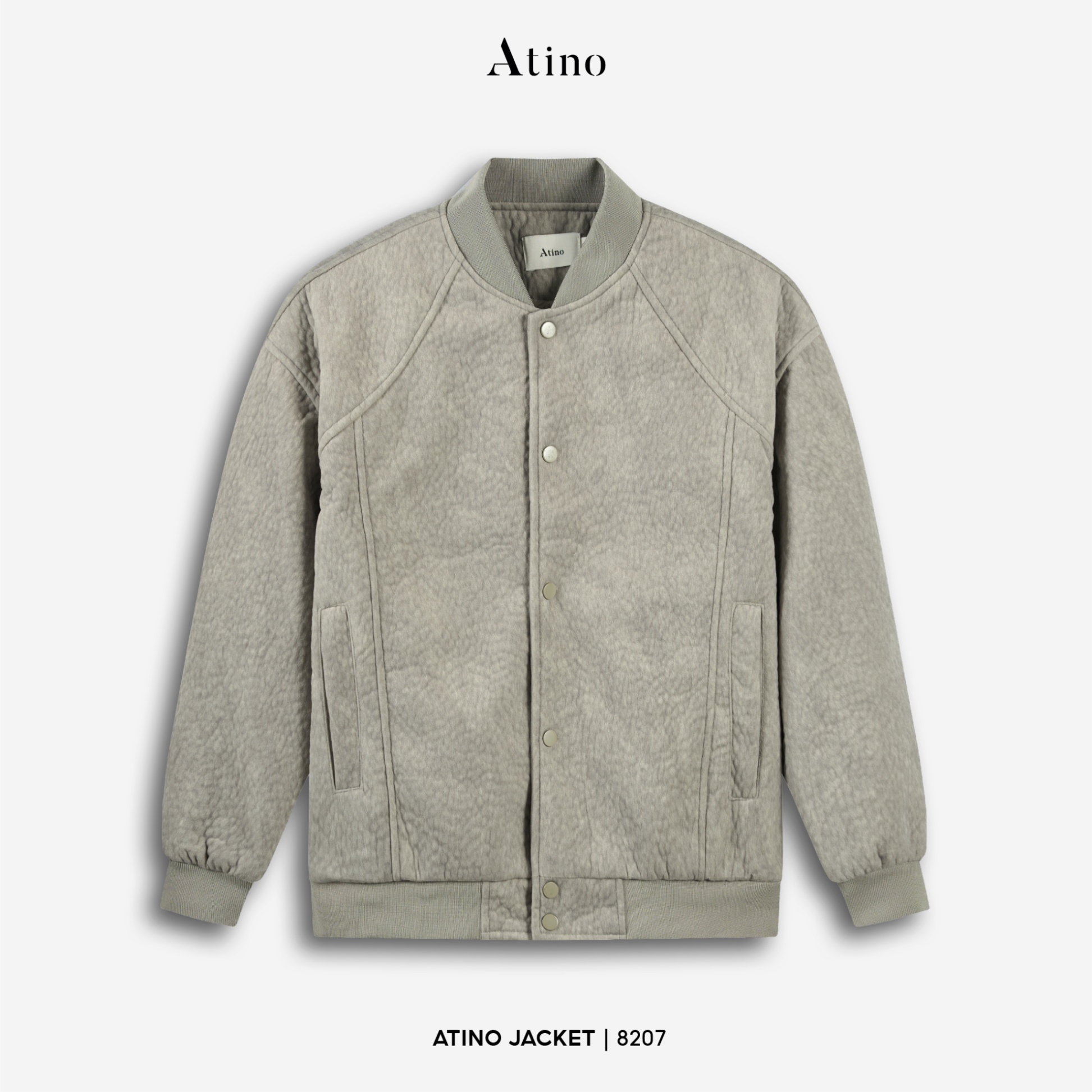 Áo Bomber 2XL.2.8207 - Ghi 3 - XL