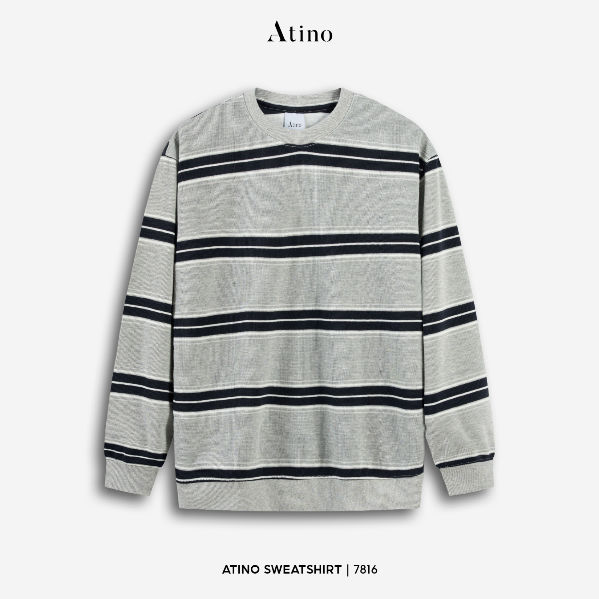 Áo Nỉ Fitted L.3.7816 - Ghi - M