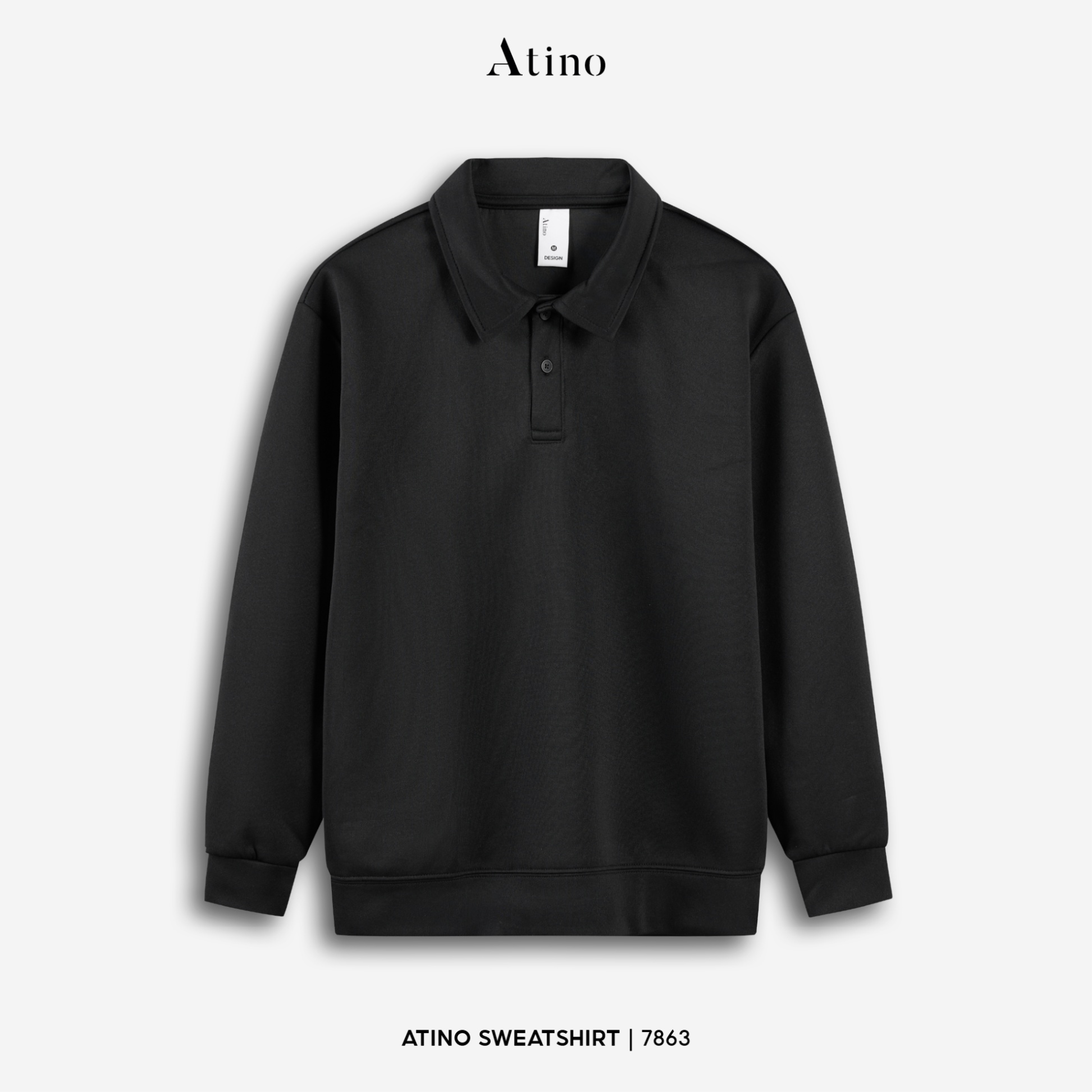 Áo Nỉ Fitted AN.L.5.7863 - Đen - M