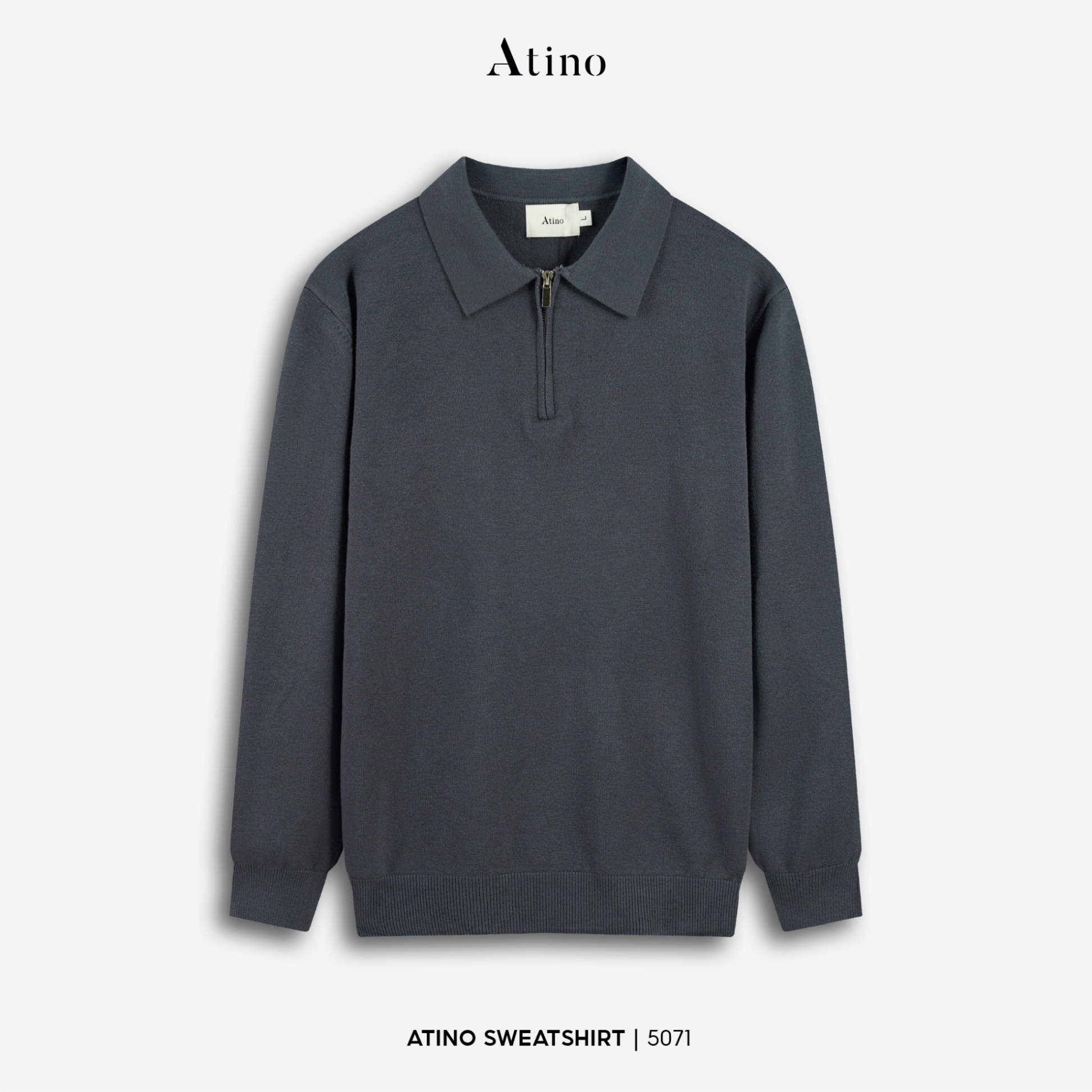 Áo Len Polo XL.4.5071 - Ghi Đậm 8095 - M