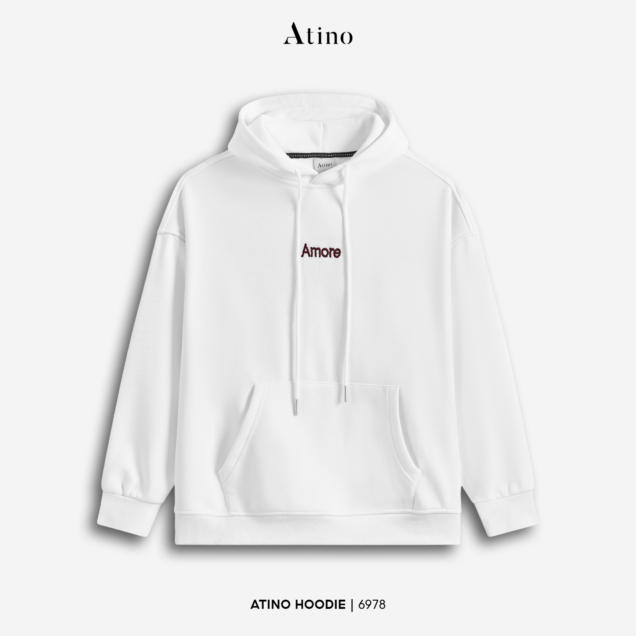 Áo Hoodie Loose L.4.6978 - Trắng - M