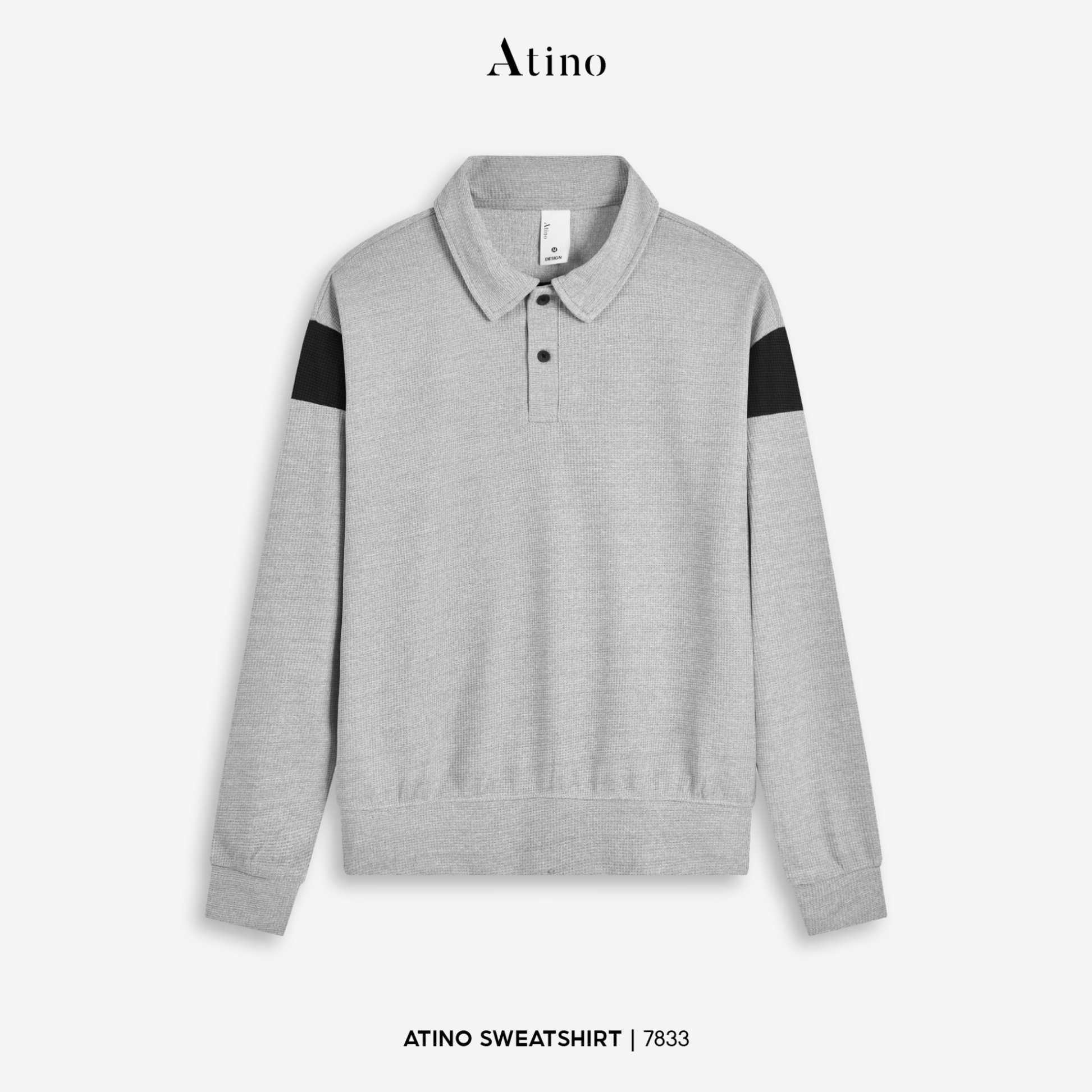 Áo Nỉ Fitted L.2.7833 - Ghi - M