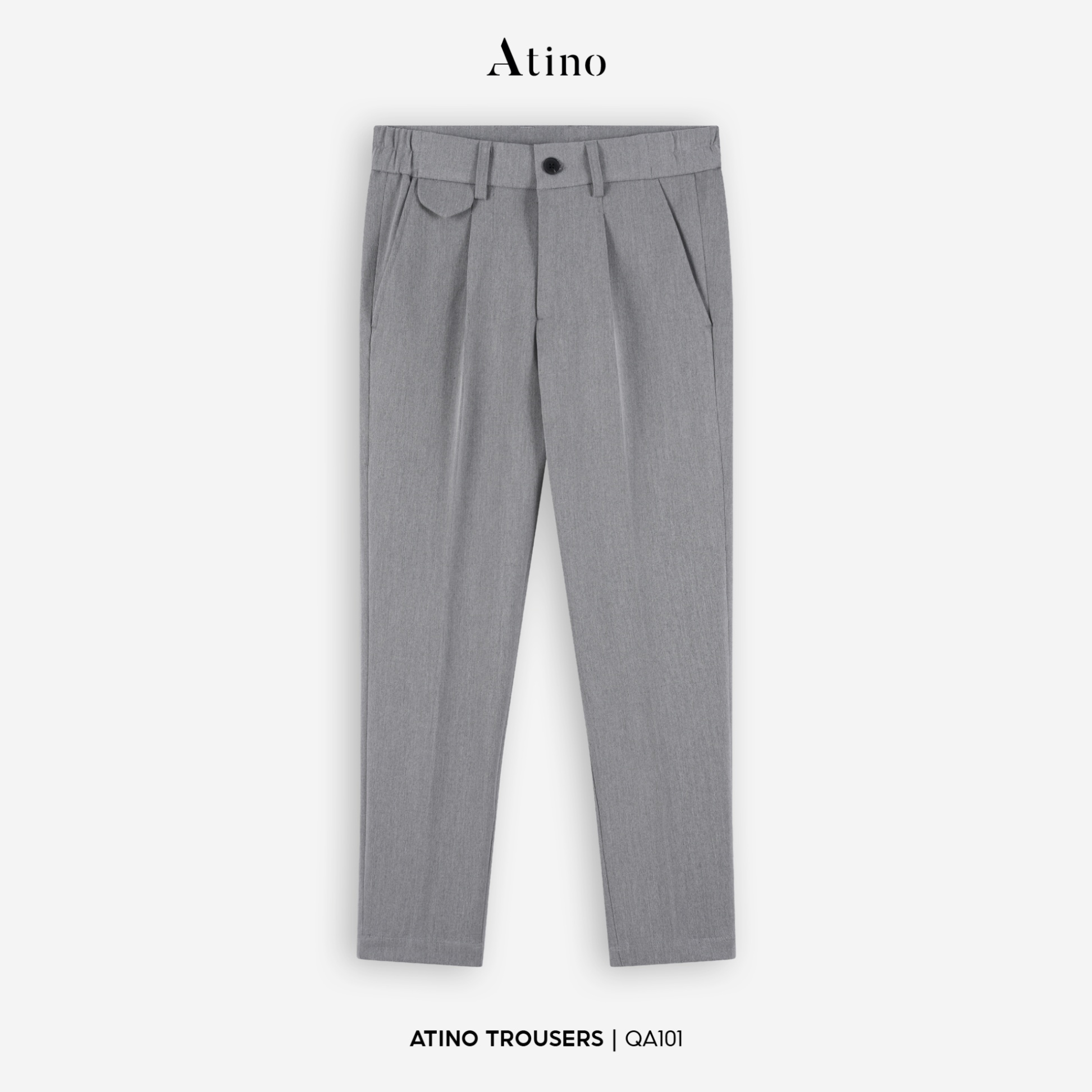 Quần Âu Slim 30.3.QA101 - Ghi Nhạt - 28