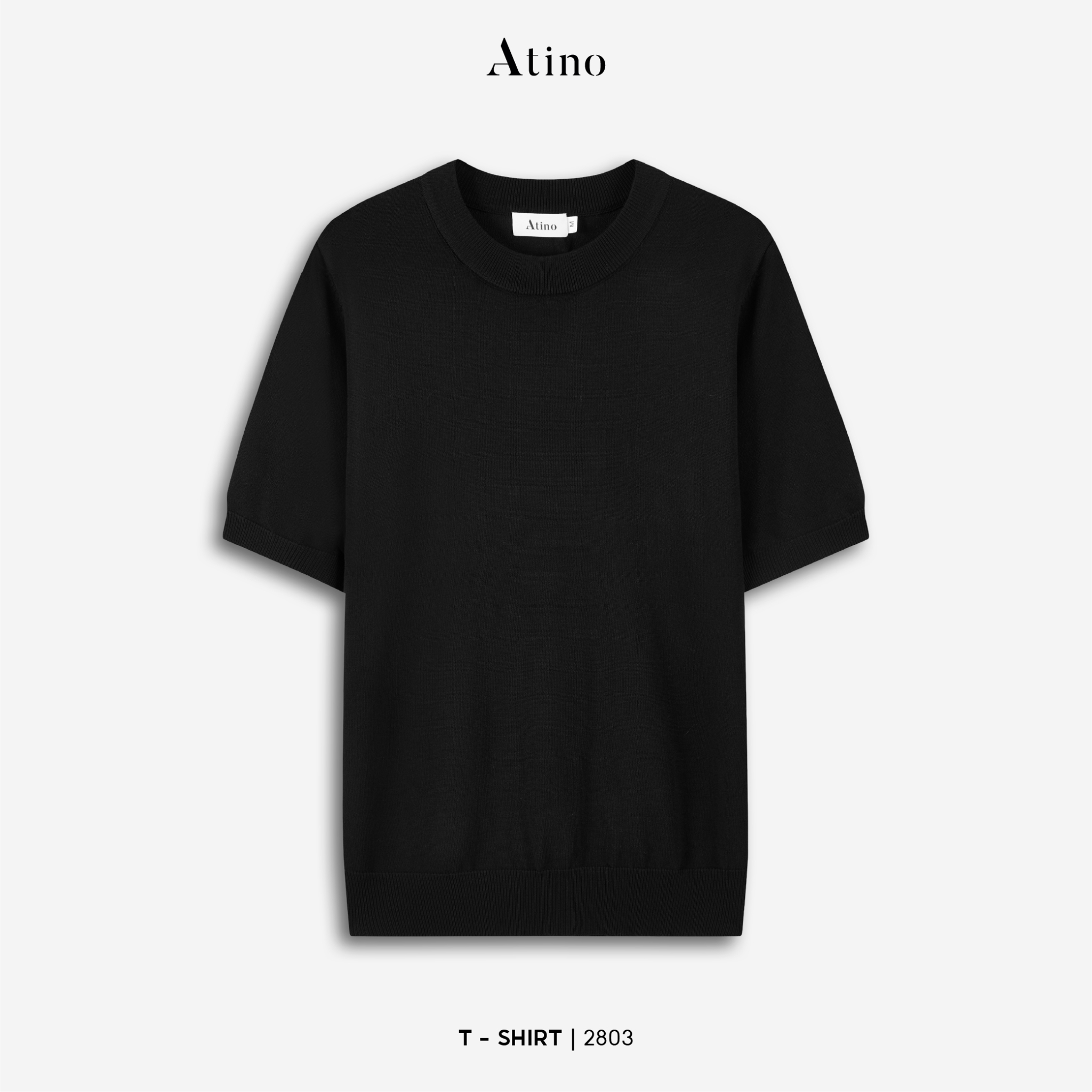 Áo Len Cộc Tay L.6.2803 - Đen 3168 - M