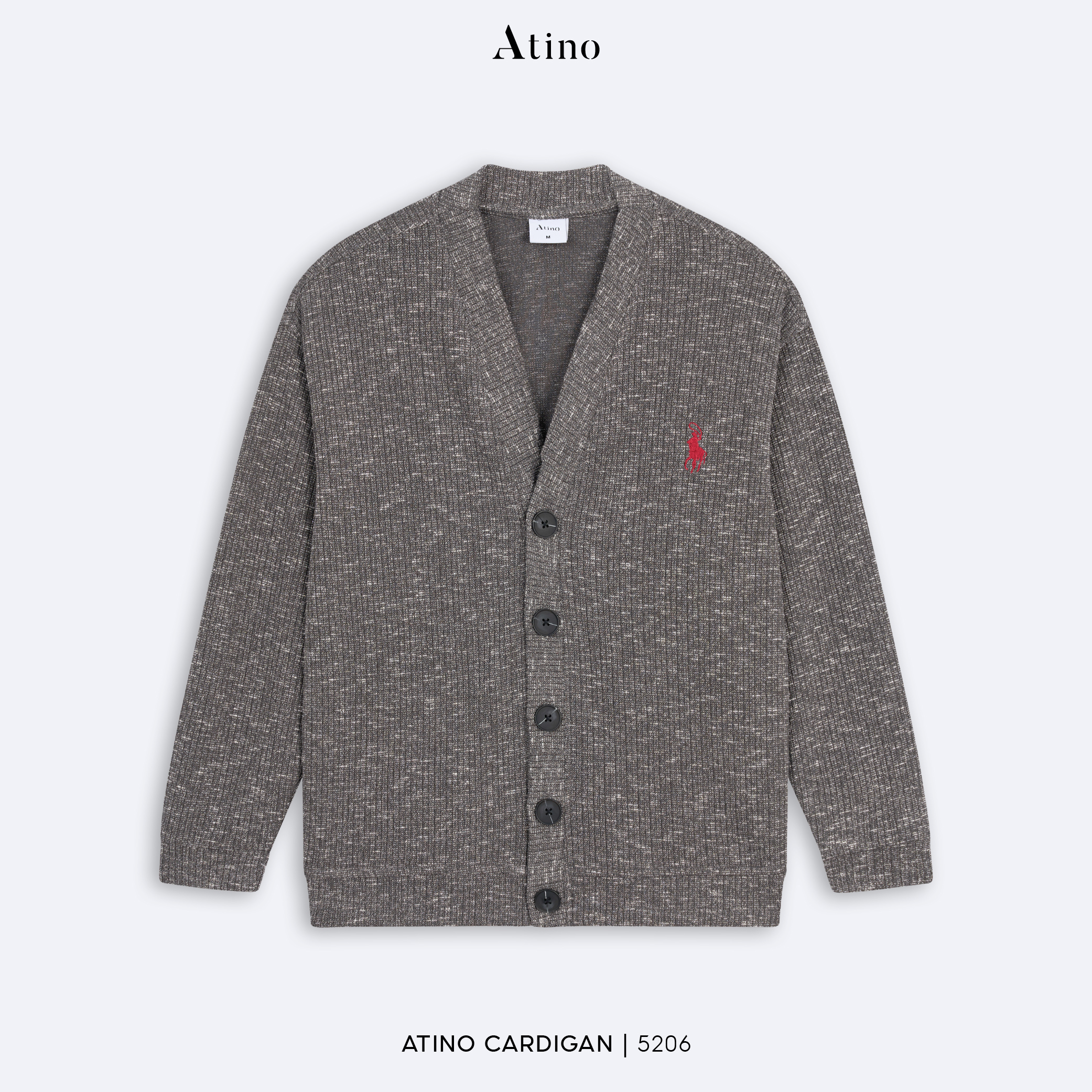 Áo Cardigan Regular L.3.5206 - Ghi - M