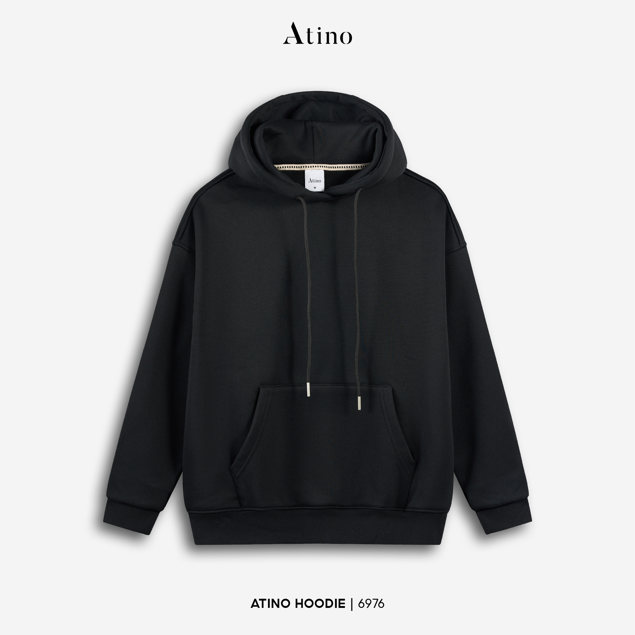 Áo Hoodie Loose L.4.6976 - Đen - M