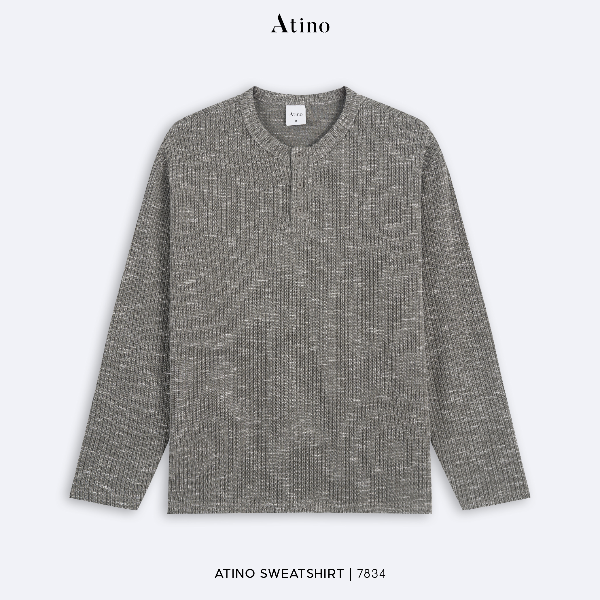 Áo Nỉ Fitted L.3.7834 - Rêu - M