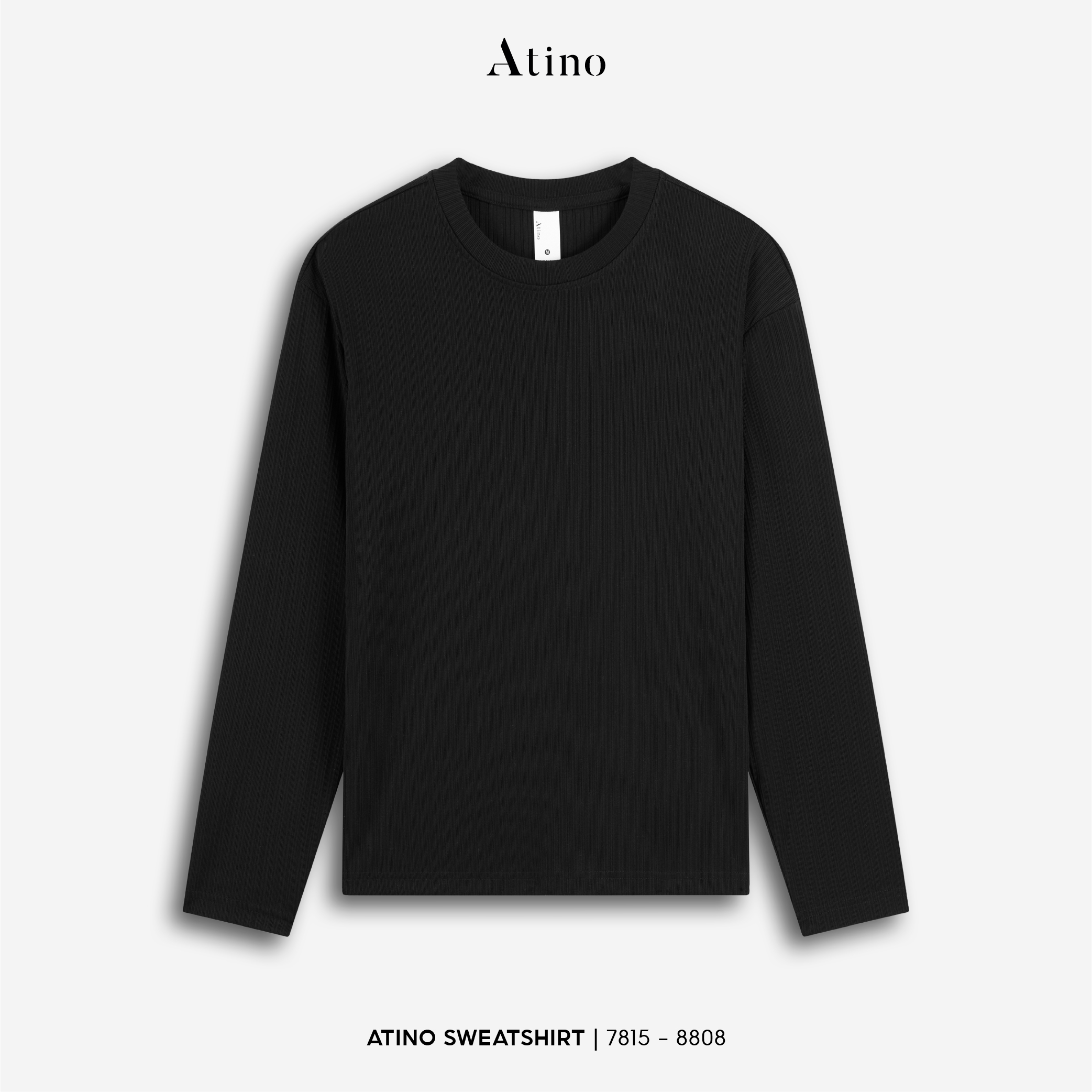 Áo Nỉ Fitted L.6.7815 - 8808 - Đen 9 - M