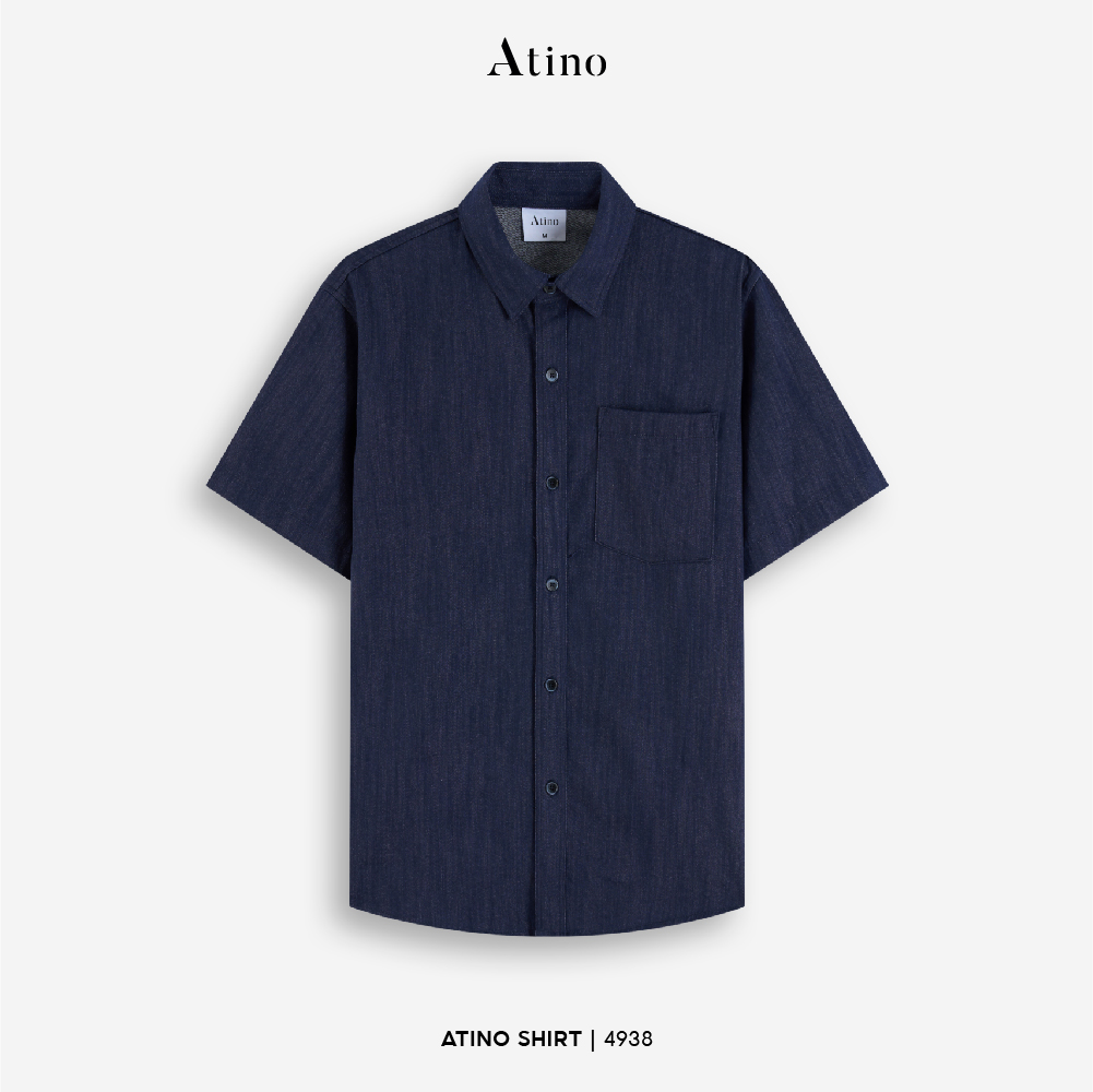 Áo Sơ Mi Cộc Regular L.2.4938 - Xanh - M