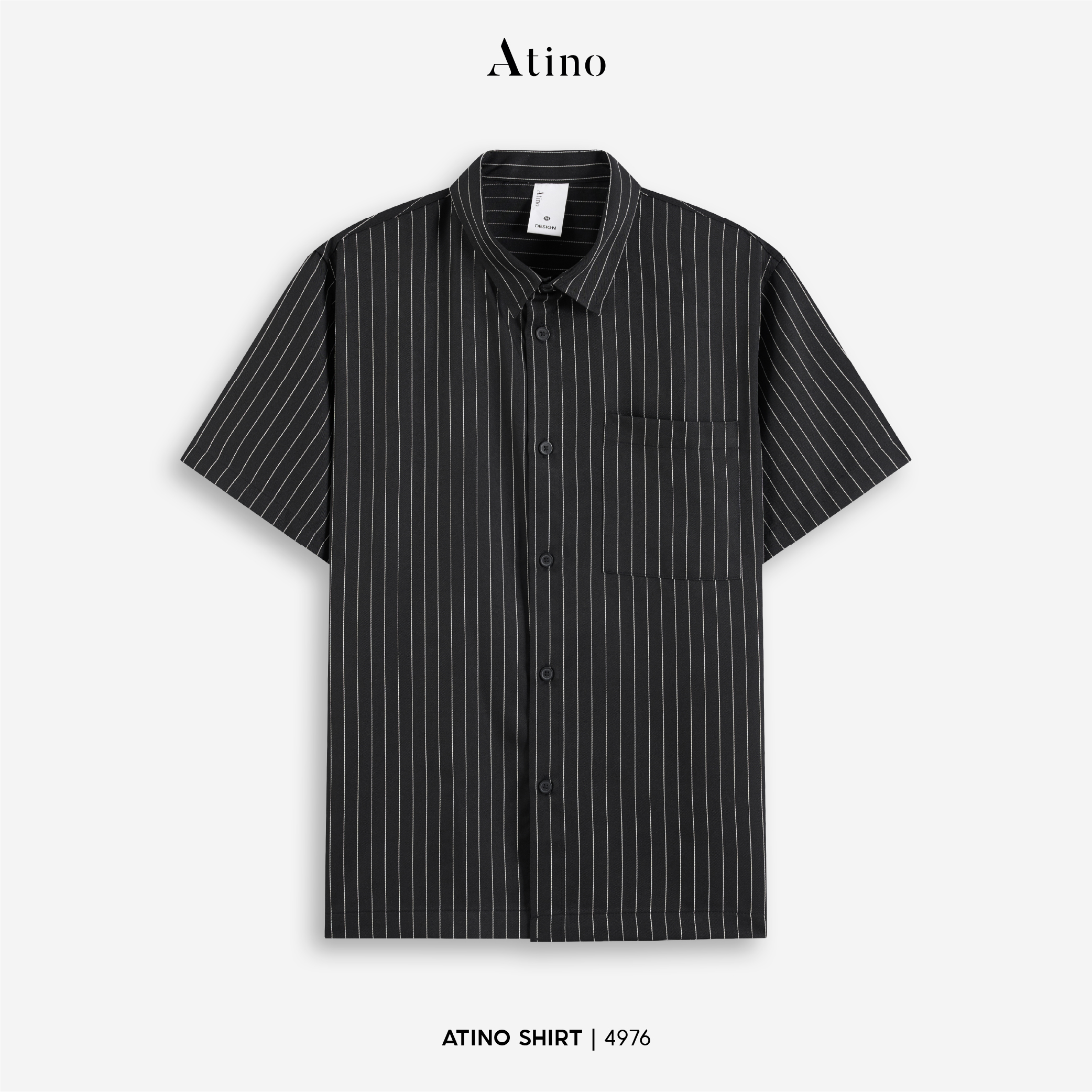 Áo Sơ Mi Cộc Regular L.3.4976 - Đen - M